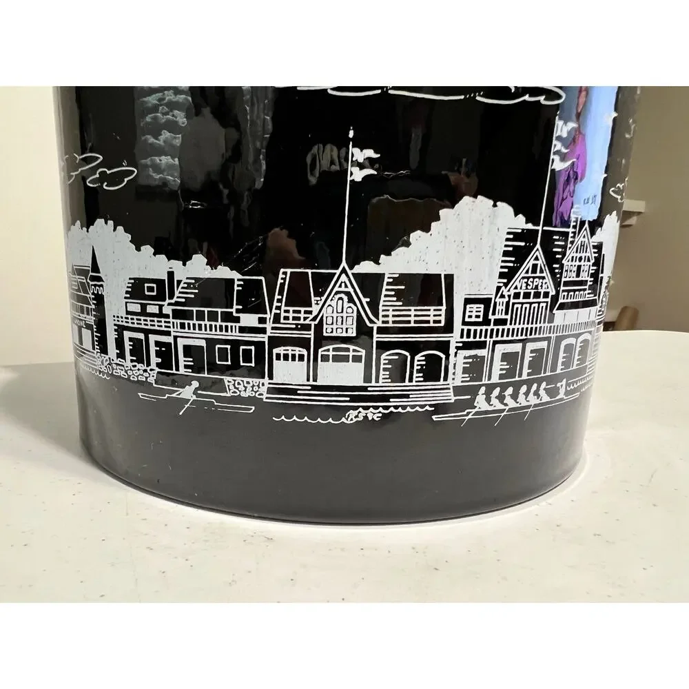 Georges Briard USA Vintage Boat House Row Philadelphia Ice Bucket